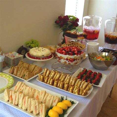 Tea Party Food Buffet Food Birthday Party Food