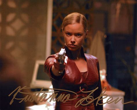 Kristanna Loken Original Autogramm Auf Foto 20x25cm Terminator