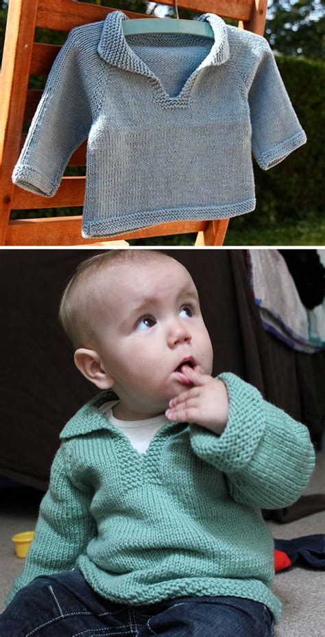 Easy One Piece Baby Sweater Knitting Patterns In The Loop Knitting