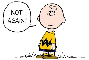 Charlie Brown Never Has Any Luck (smaller) | Snoopy images, Charlie brown characters, Charlie brown