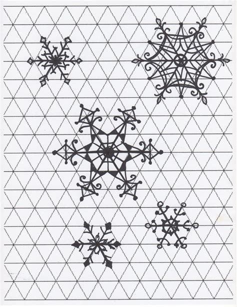 Creators Joy How To Draw Intricate Snowflakes