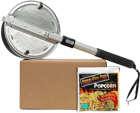 Campfire Popcorn Popper With Kit The Original Whirley Pop