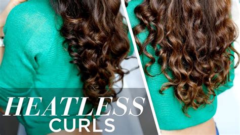 4 Heatless Easy Hair Curling Ideashow To Curl Hair Without Heat Youtube