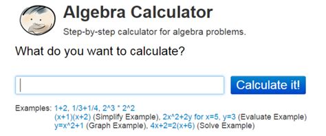 Online math solver with free step by step solutions to algebra, calculus, and other math problems. Online Algebra Solving Tool That Gives Step-By-Step ...
