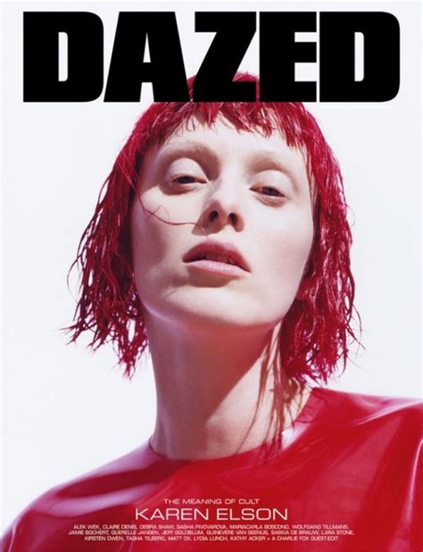 Karen Elson Dazed Magazine 2019 Cover Fashion Editorial