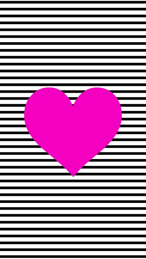 Download and use 80,000+ white wallpaper stock photos for free. Black and White Stripe Heart | Cute iPhone 6 Wallpaper ...