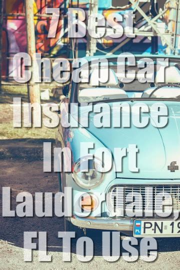 Traffic in orlando becomes heavy and bad during the summer season. 7 Cheap Car Insurance In Fort Lauderdale, FL (With Quotes)