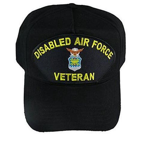Usaf Disabled Air Force Veteran Hat Cap Service Airman Wia Wounded