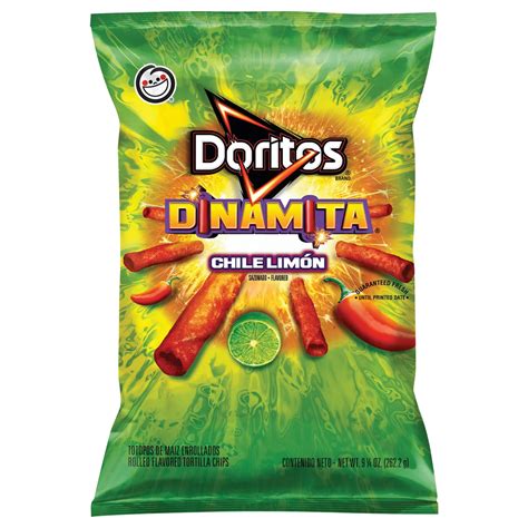 Doritos Dinamita Chile Limon Rolled Tortilla Chips Shop Chips At H E B
