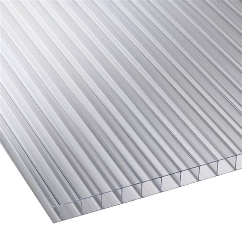 10mm Clear Twinwall Polycarbonate Sheet 700mm Roofing Ventilatiion