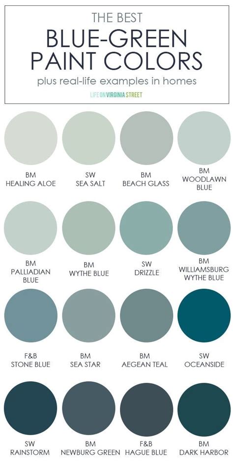 The Best Blue Green Paint Colors Paint Colors For Home Bedroom Green