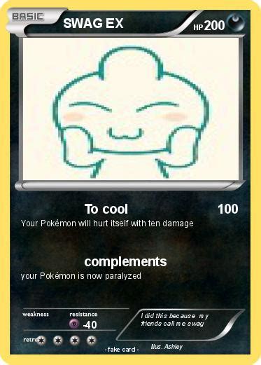 Pokémon Swag Ex 3 3 To Cool My Pokemon Card