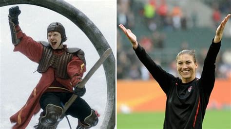 Harry Potters Quidditch Team Vs Us Womens World Cup Squad Photos