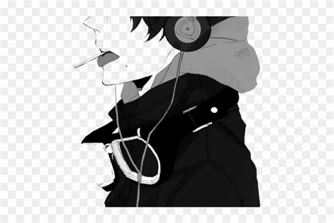 Anime Boy Clipart Headphone Anime Guy With Headphones Hd Png