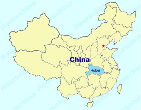 Hubei Map Map Of China Hubei Province Maps