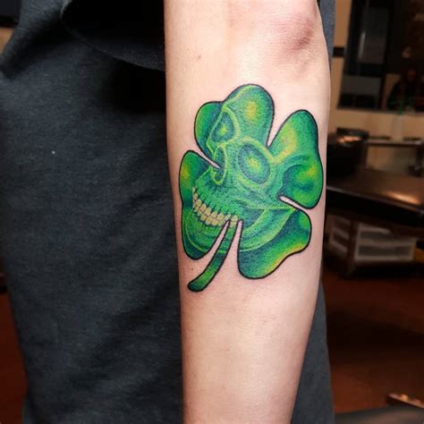 75 Colorful Shamrock Tattoo Designs Traditional Symbol Of Luck