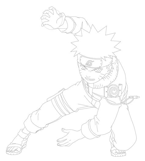 Teen Naruto Rasengan Lineart By Dennisstelly On Deviantart