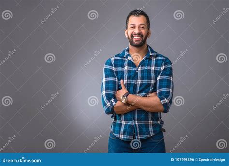 Confident Young Black Man Stock Photo Image Of Looking 107998396