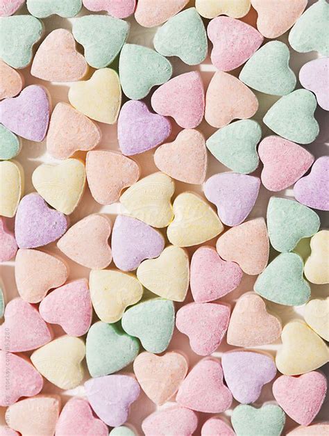 Valentine Candy Hearts Crowded Together By Sean Locke Heart Candy