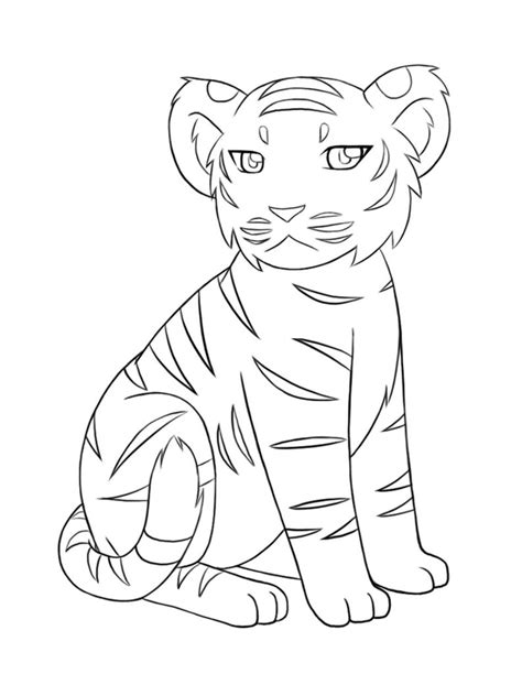 Tiger Coloring Pages For Kids 101 Coloring