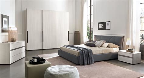 Made In Italy Leather Contemporary Bedroom Sets With Optional Storage