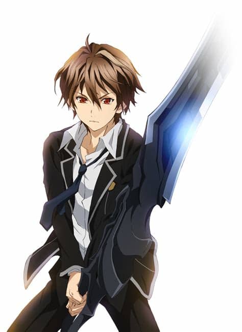 Brown hair hairstyle face long hair, anime png clipart. guilty crown - What anime is this guy from? He has brown ...