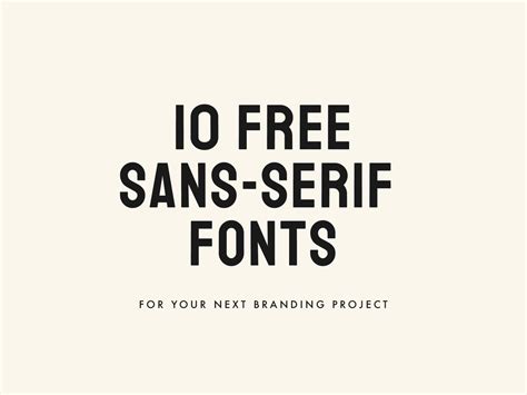 Best Sans Serif Fonts For Logos Gridbda