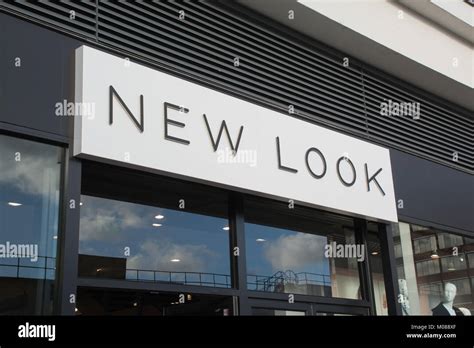 New Look Shop Sign Uk Stock Photo Alamy