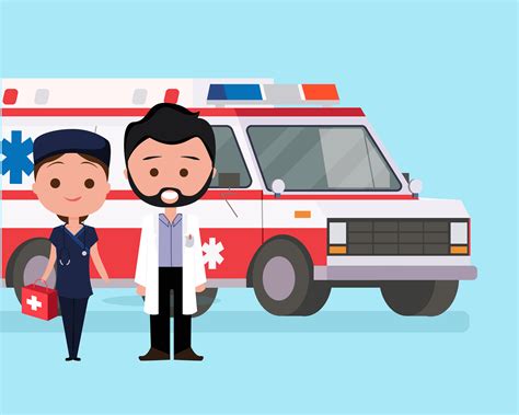 Emergency Character Ambulance 670929 Vector Art At Vecteezy