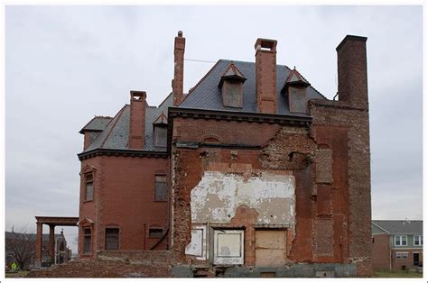 Krueger Scott Mansion Newark Nj Rear View Old Abandoned Buildings