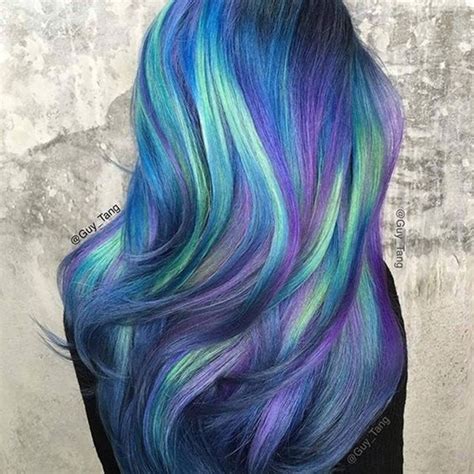 Normal merpeople have bright beautiful color tails that match their hair , but beverly has a dark blue for hair. 155 Mermaid Hair Trend & Color Ideas
