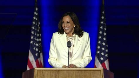 kamala harris makes history as first woman of color elected as vice president