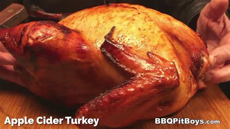 How To Grill Apple Cider Turkey With A Quick Easy Brine Youtube