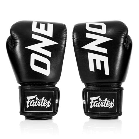 Bgv Fairtex X One Championship Black Boxing Gloves