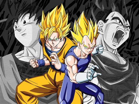 Dragon ball story is talking about the adventure of the main character son goku from his childhood through adulthood as he trains in martial arts and explores the world in search of i love to collect a lot of pictures of dragon ball z. Dragon Ball Z Goku Vs Vegeta Wallpapers - Wallpaper Cave