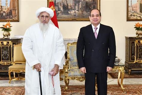 Syedna Meets With President Al Sisi Of Egypt The Dawoodi Bohras Middle East