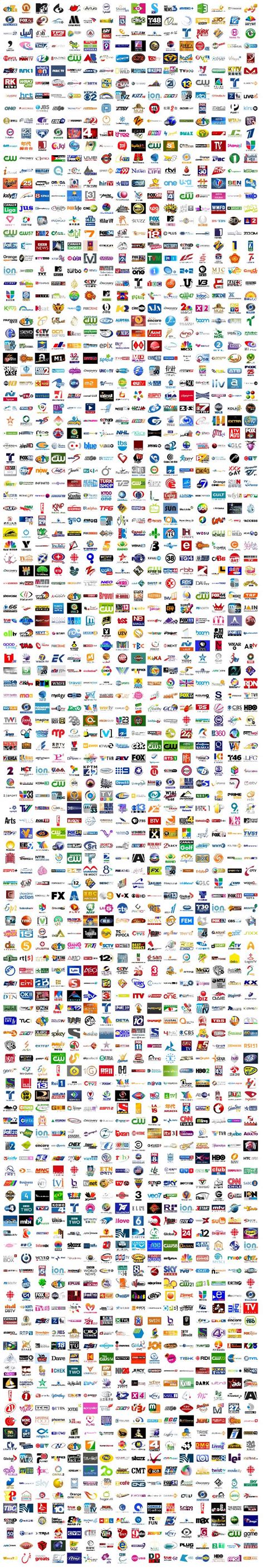 What 9000 Tv Channel Logos Looks Like