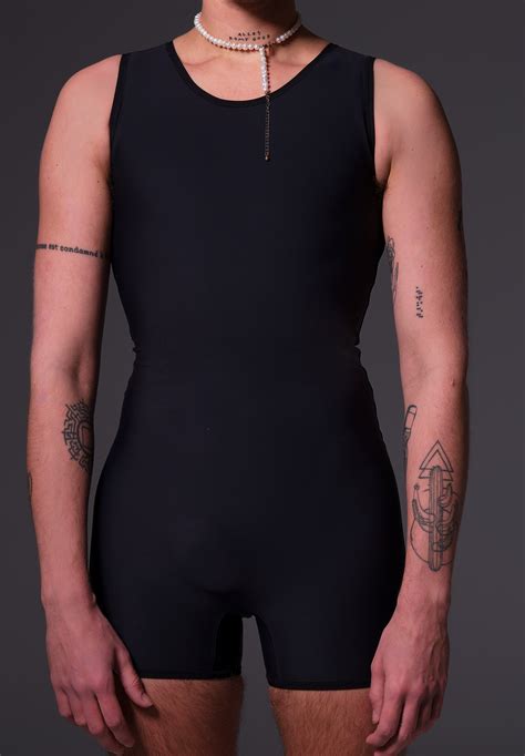 Non Binary Swimsuit Binder Black Untag For Every Body
