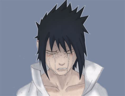 Sasuke Crying Fanart Colored By Danimefreack On Deviantart