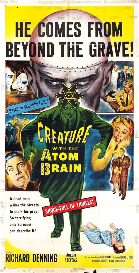 Creature With The Atom Brain 1955 Classic Sci Fi Movies Science