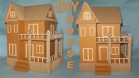 How To Make Cardboard House Diy Crafts Best Out Of