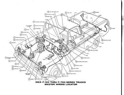 Ford 1000, 1600 tractor service repair manual (se3414. Free Auto Wiring Diagram: 1964 Ford F-100 Thru F-750 Truck Master Wiring