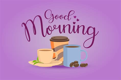 Good Morning With Tea And Coffee Graphic By K For Kreative · Creative