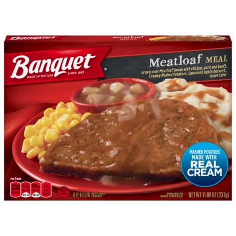 Banquet Meatloaf Frozen Meal 1188 Oz King Soopers