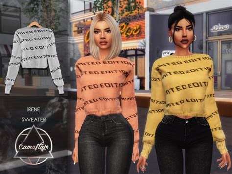 Irene Sweater By Camuflaje At Tsr Sims 4 Updates