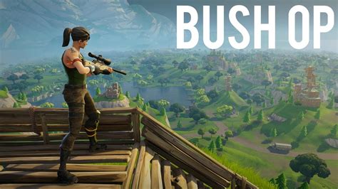Bush Op Fortnite Gameplay Youtube