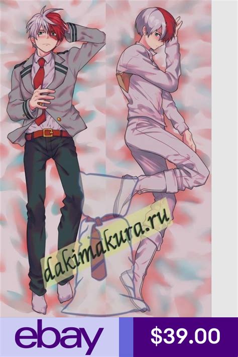 My Hero Academia Shoto Todoroki Dakimakura Anime Body Pillow Case Cover 150x50cm Peach Skin