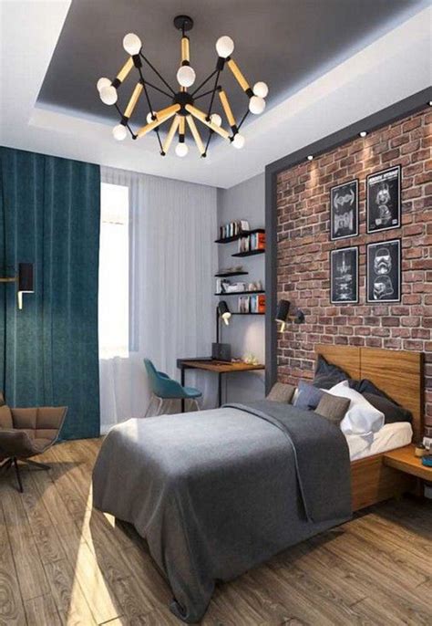 Cool And Stylish Boys Bedroom With Trendy Chandeliers Homemydesign