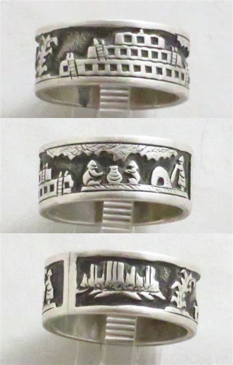 Tanner Chaney Silver Jewelry Abraham Begay Rings