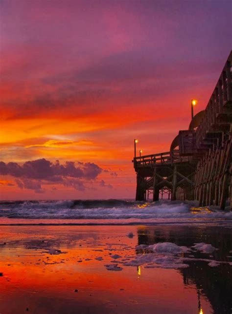 Sunrise Myrtle Beach South Carolina Apache Pier Photo Via Ig